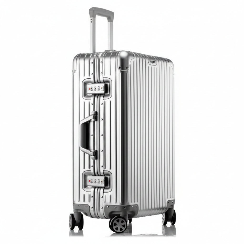 The Grand Tour Set - Large Aluminum Luggage