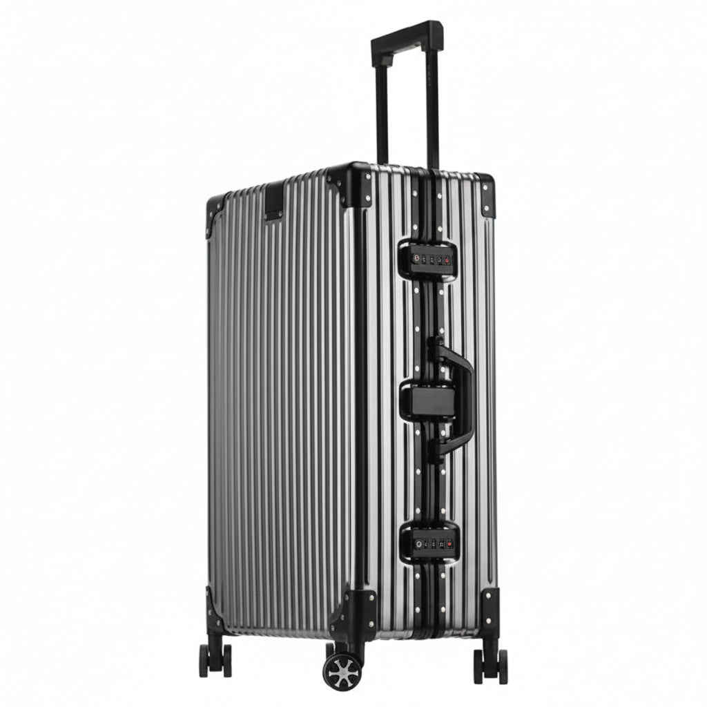 The Grand Tour Set - Large Aluminum Luggage